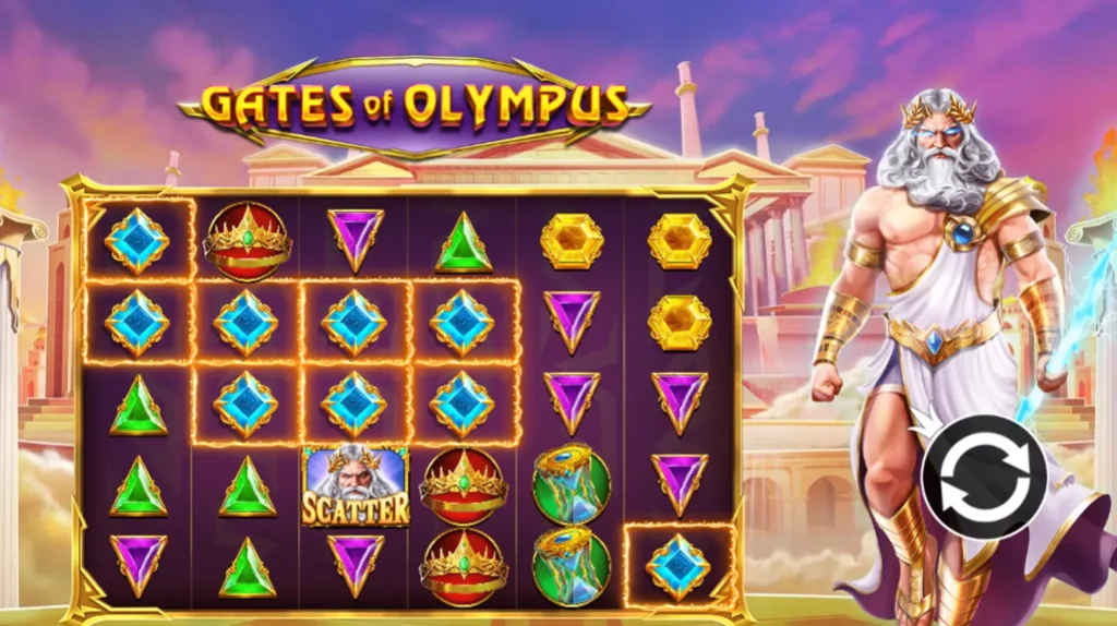 Gates of Olympus slotu