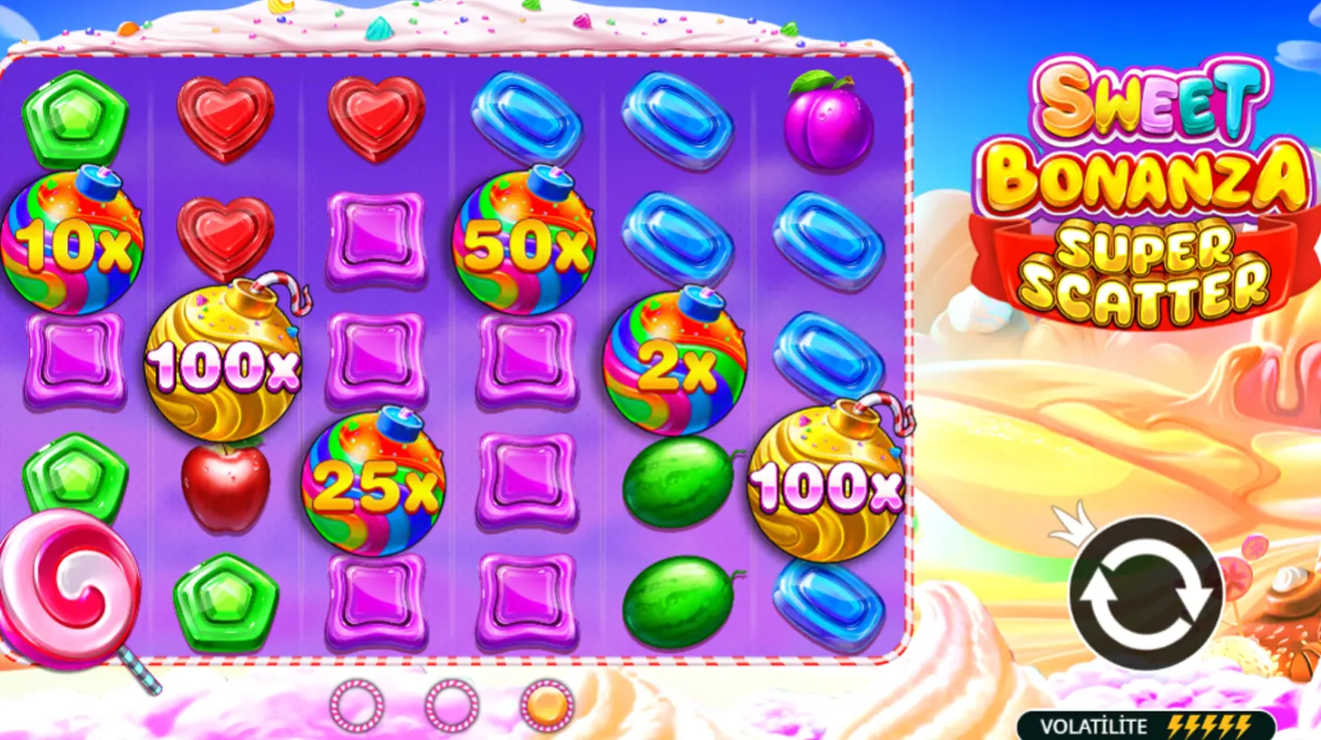 Sweet Bonanza Super Scatter Slotu